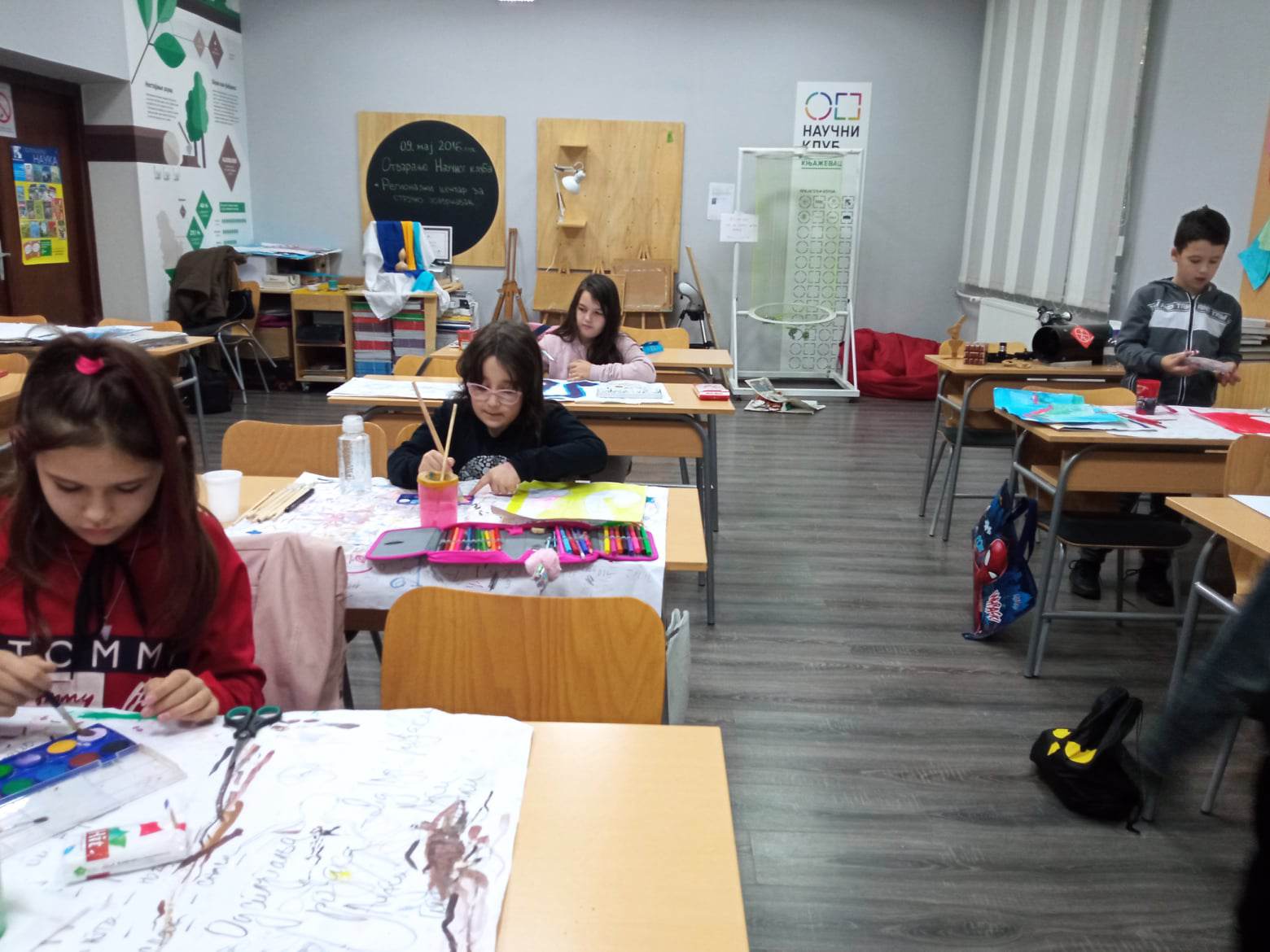 Имагинација и спонтаност у раду у бесплатној школици цртања у Књажевцу