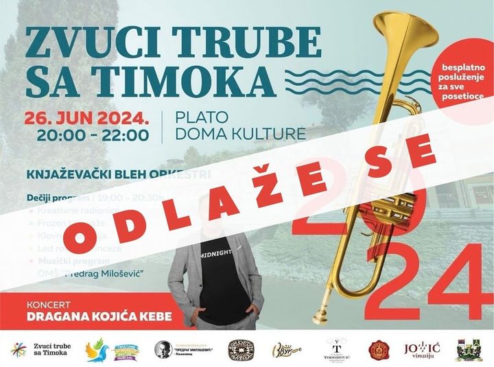 Одлаже се манифестација „Звуци трубе са Тимока“
